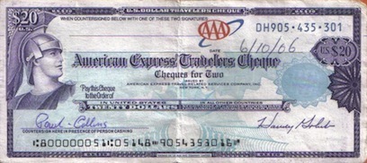amex travelers cheques verification